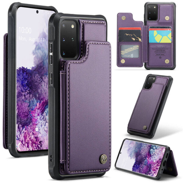 CaseMe Samsung Galaxy S20 Plus RFID Blocking Card Holder Case