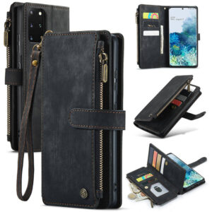 CaseMe Samsung Galaxy S20 Plus Wallet kickstand Case with Wrist Strap