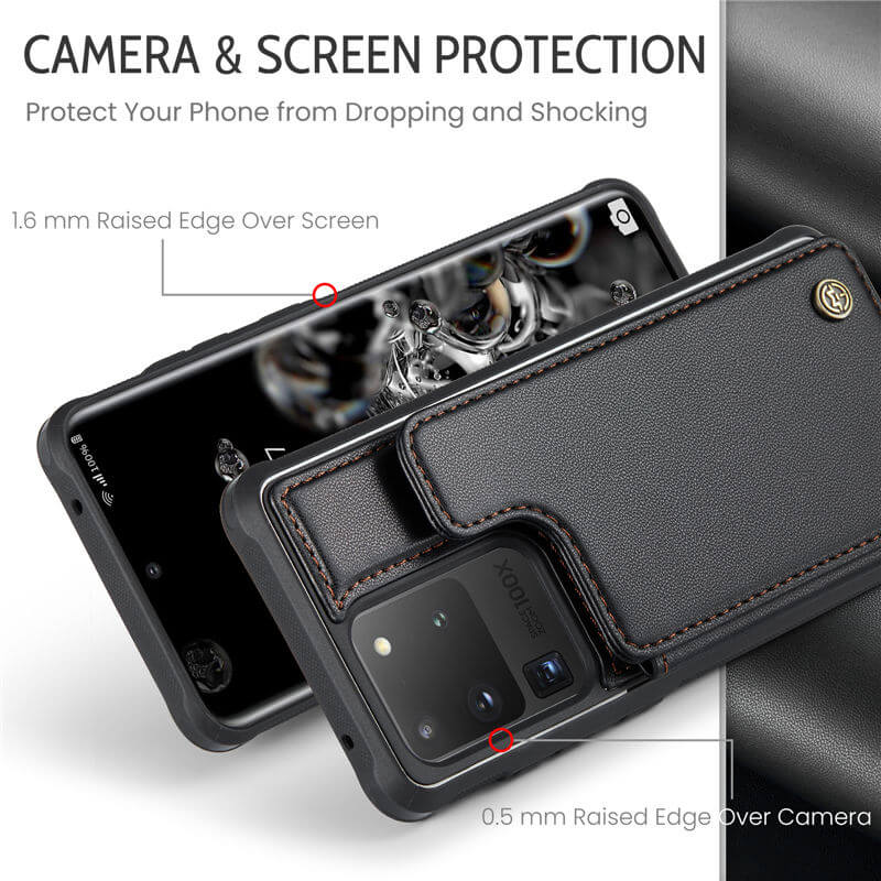 CaseMe Samsung Galaxy S20 Ultra RFID Blocking Card Holder Case - Image 8