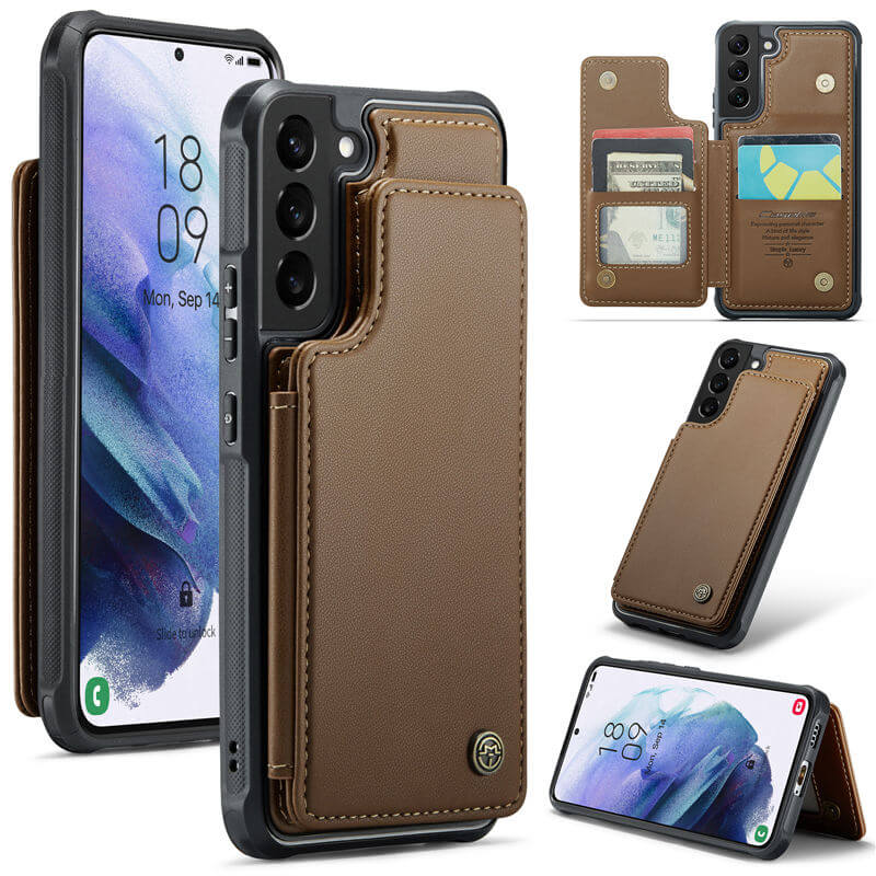 CaseMe Samsung Galaxy S21 RFID Blocking Card Holder Case