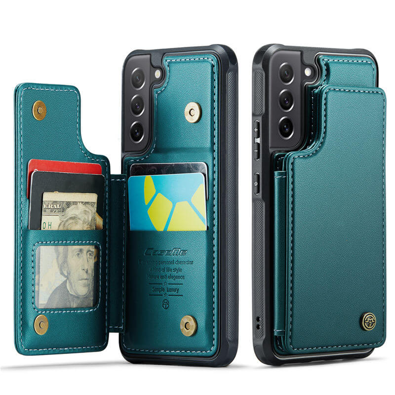 CaseMe Samsung Galaxy S21 FE RFID Blocking Card Holder Case - Image 11
