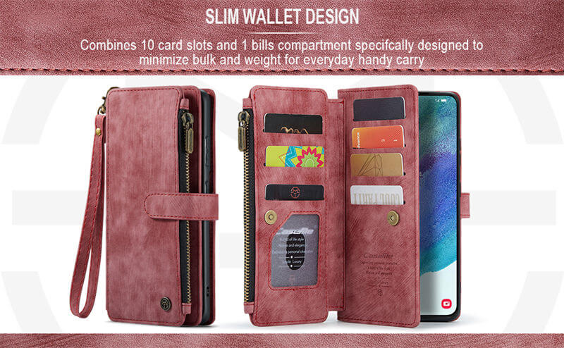 CaseMe Samsung Galaxy S21 FE Wallet Case