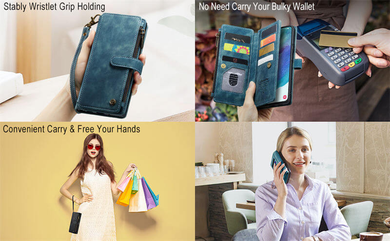 CaseMe Samsung Galaxy S21 FE Wallet Case