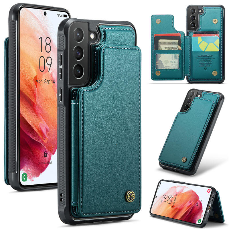 CaseMe Samsung Galaxy S21 Plus RFID Blocking Card Holder Case
