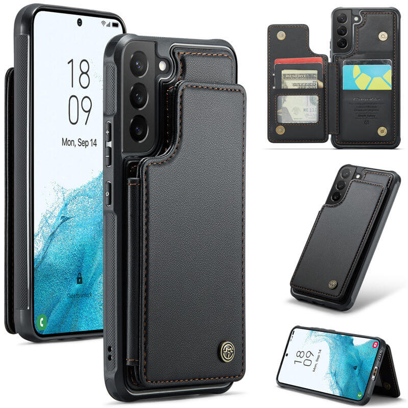 CaseMe Samsung Galaxy S22 RFID Blocking Card Holder Case