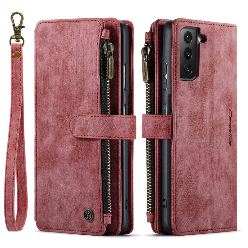 CaseMe Samsung Galaxy S22 Wallet kickstand Case with Wrist Strap - Image 10