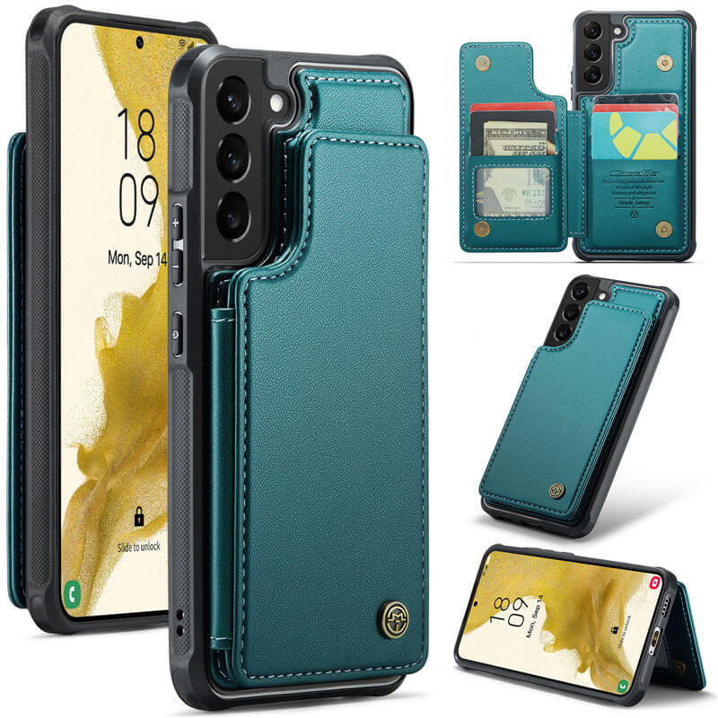 CaseMe Samsung Galaxy S22 Plus RFID Blocking Card Holder Case