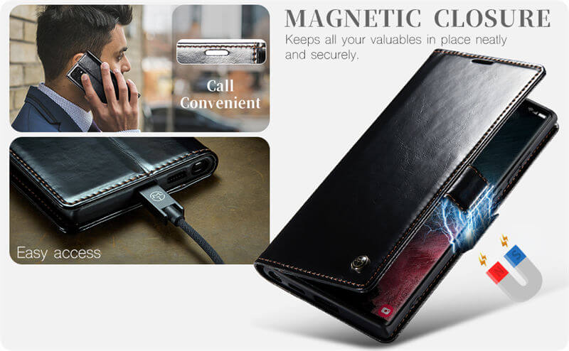 CaseMe Samsung Galaxy S22 Ultra Wallet Case
