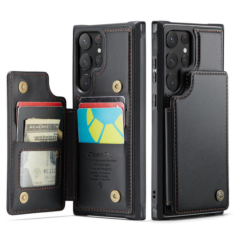 CaseMe Samsung Galaxy S22 Ultra RFID Blocking Card Holder Case - Image 11