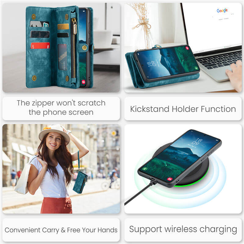 CaseMe Samsung Galaxy S24 Plus Wallet Case with Wrist Strap - Image 4