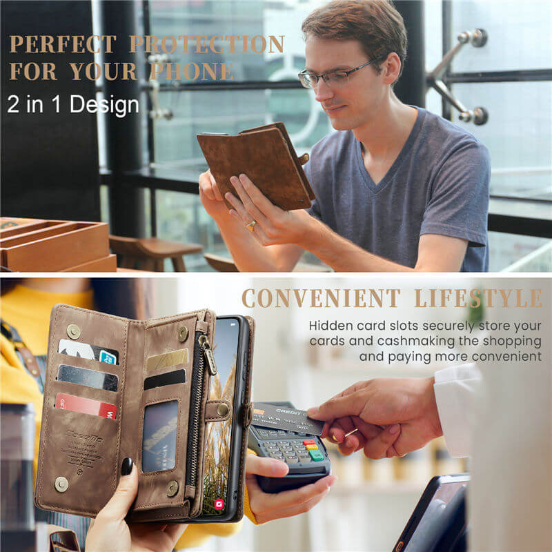 CaseMe Samsung Galaxy S24 Plus Wallet Case with Wrist Strap - Image 5