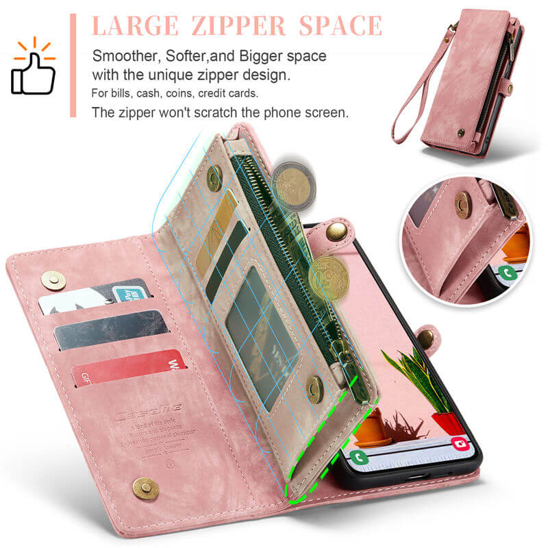 CaseMe Samsung Galaxy S24 Plus Wallet Case with Wrist Strap - Image 6