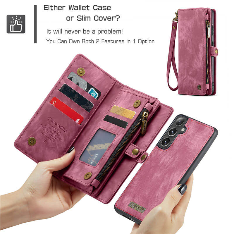 CaseMe Samsung Galaxy S24 Plus Wallet Case with Wrist Strap - Image 7