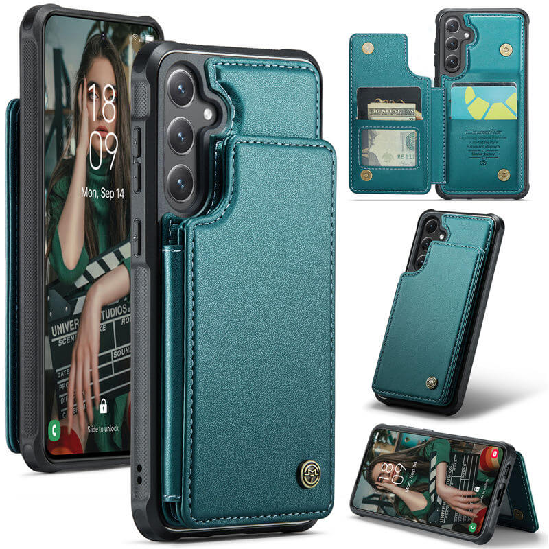 CaseMe Samsung Galaxy S24 RFID Blocking Card Holder Case