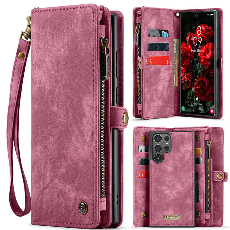 CaseMe Samsung Galaxy S24 Ultra Wallet Case with Wrist Strap - Image 10