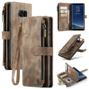 CaseMe Samsung Galaxy S8 Plus Wallet kickstand Case with Wrist Strap