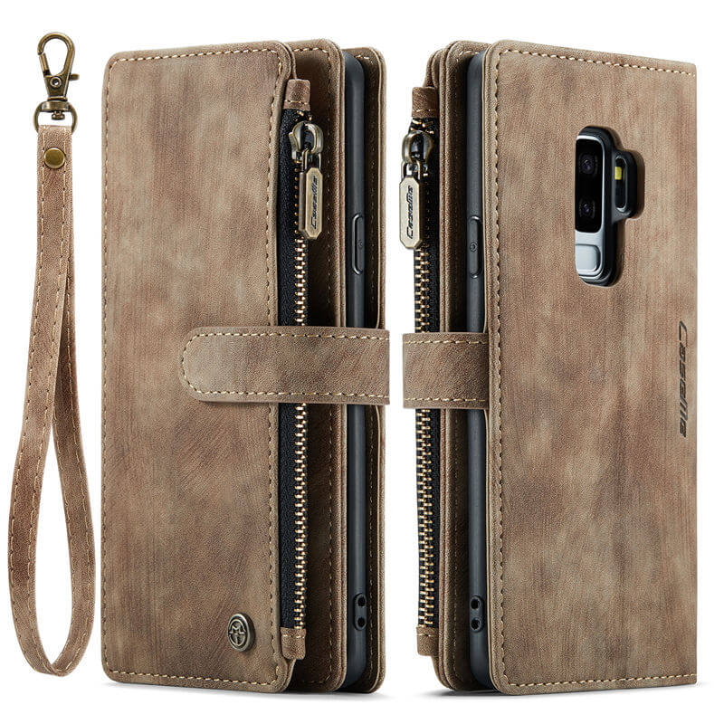 CaseMe Samsung Galaxy S9 Plus Wallet kickstand Case with Wrist Strap - Image 10