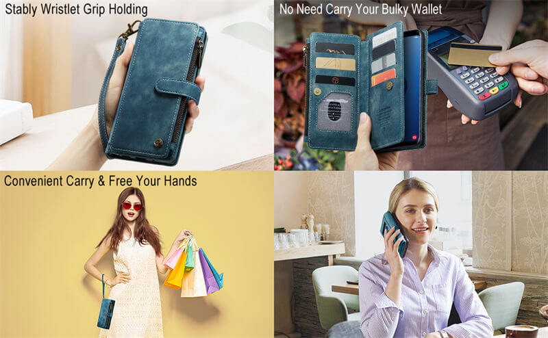 CaseMe Samsung Galaxy S9 Plus Wallet Case