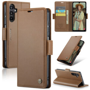 CaseMe Samsung Galaxy A15 Wallet RFID Blocking Magnetic Buckle Case