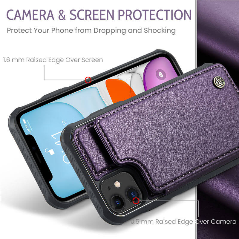 CaseMe iPhone 11 RFID Blocking Card Holder Case - Image 8