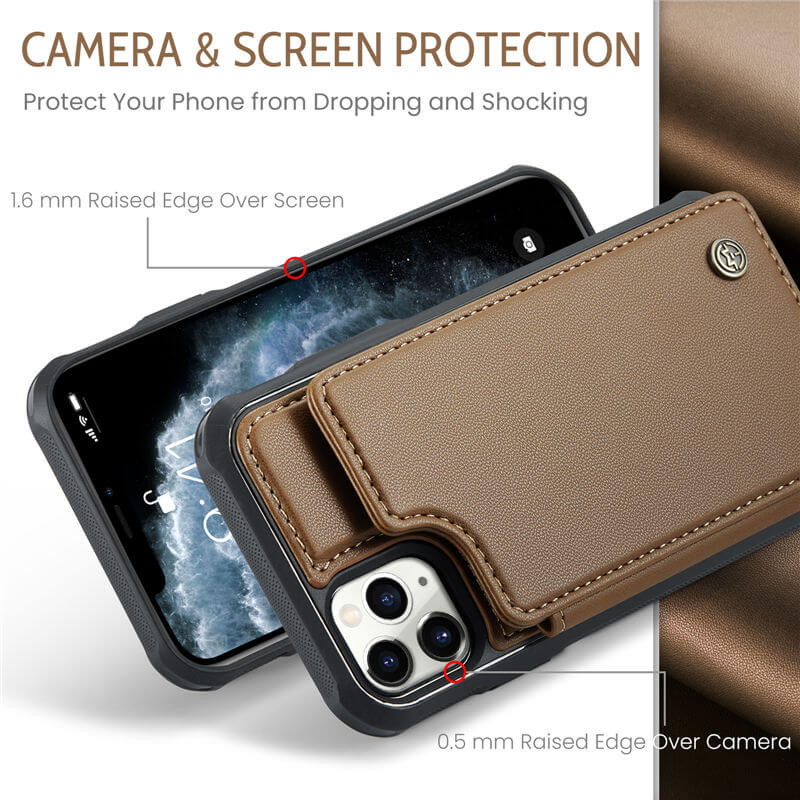 CaseMe iPhone 11 Pro RFID Blocking Card Holder Case - Image 8