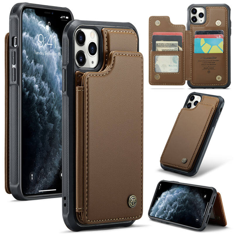 CaseMe iPhone 11 Pro Max RFID Blocking Card Holder Case