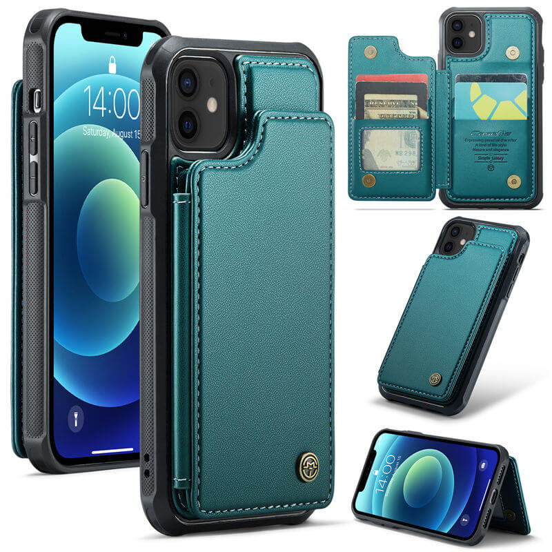 CaseMe iPhone 12/12 Pro RFID Blocking Card Holder Case
