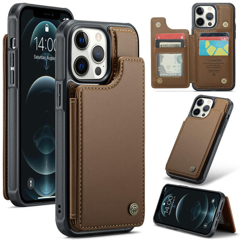 CaseMe iPhone 12 Pro Max RFID Blocking Card Holder Case