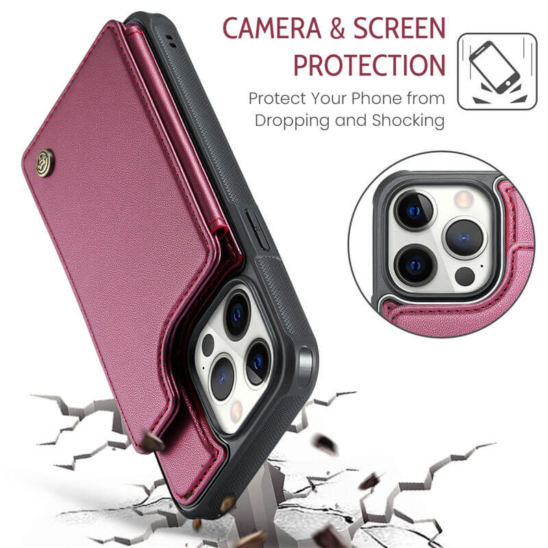 CaseMe iPhone 12 Pro Max RFID Blocking Card Holder Case - Image 10