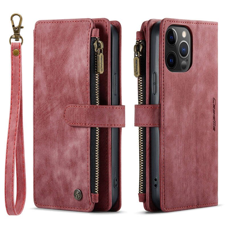 CaseMe iPhone 12 Pro Max Wallet kickstand Case with Wrist Strap - Image 10