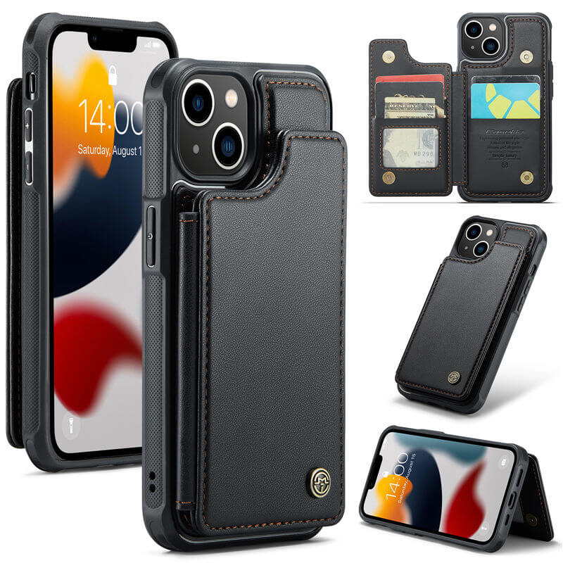 CaseMe iPhone 13 RFID Blocking Card Holder Case