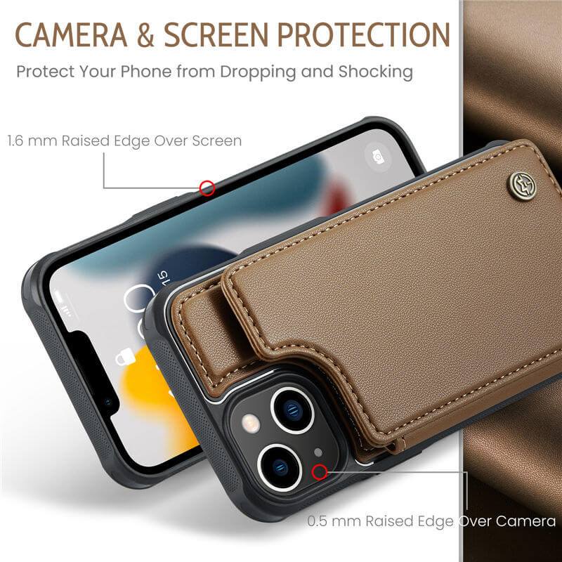 CaseMe iPhone 13 RFID Blocking Card Holder Case - Image 8