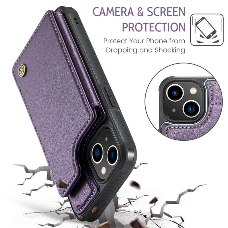 CaseMe iPhone 13 RFID Blocking Card Holder Case - Image 10