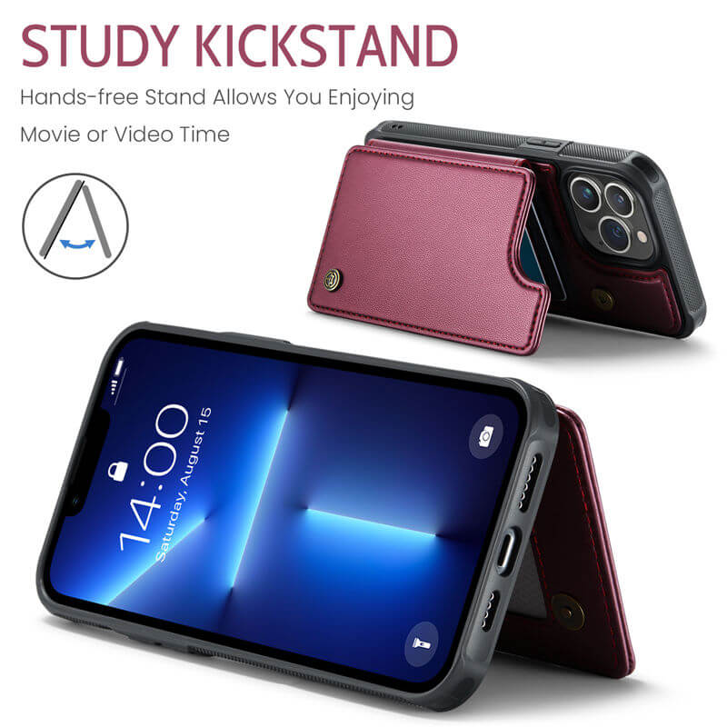 CaseMe iPhone 13 Pro RFID Blocking Card Holder Case - Image 5