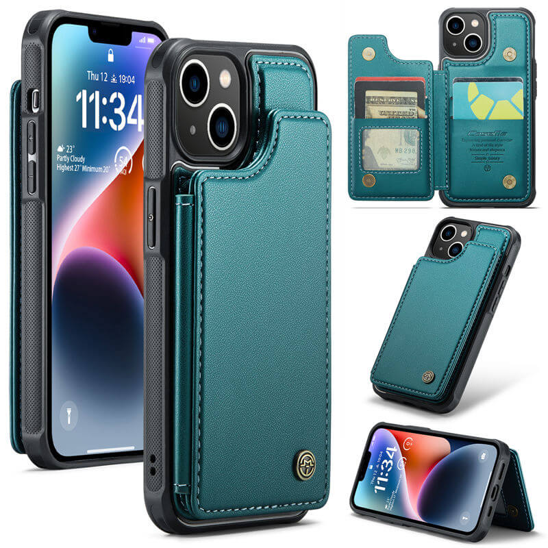 CaseMe iPhone 14 RFID Blocking Card Holder Case