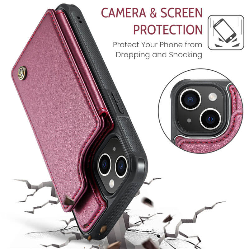 CaseMe iPhone 14 RFID Blocking Card Holder Case - Image 9