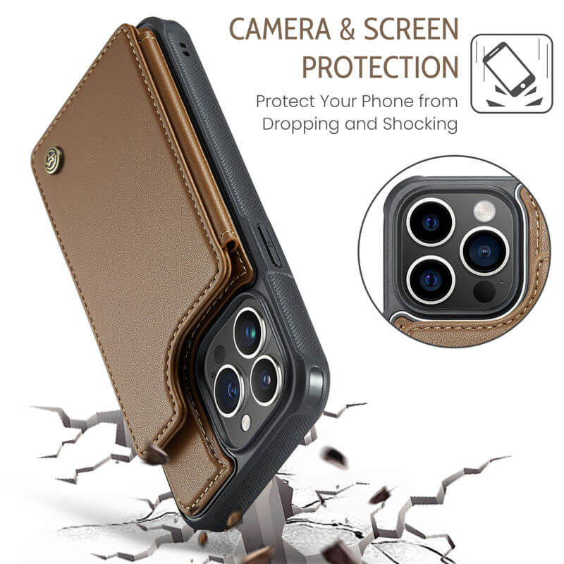 CaseMe iPhone 14 Pro RFID Blocking Card Holder Case - Image 10