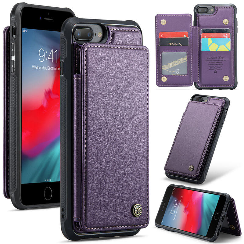 CaseMe iPhone 7 Plus/8 Plus RFID Blocking Card Holder Case