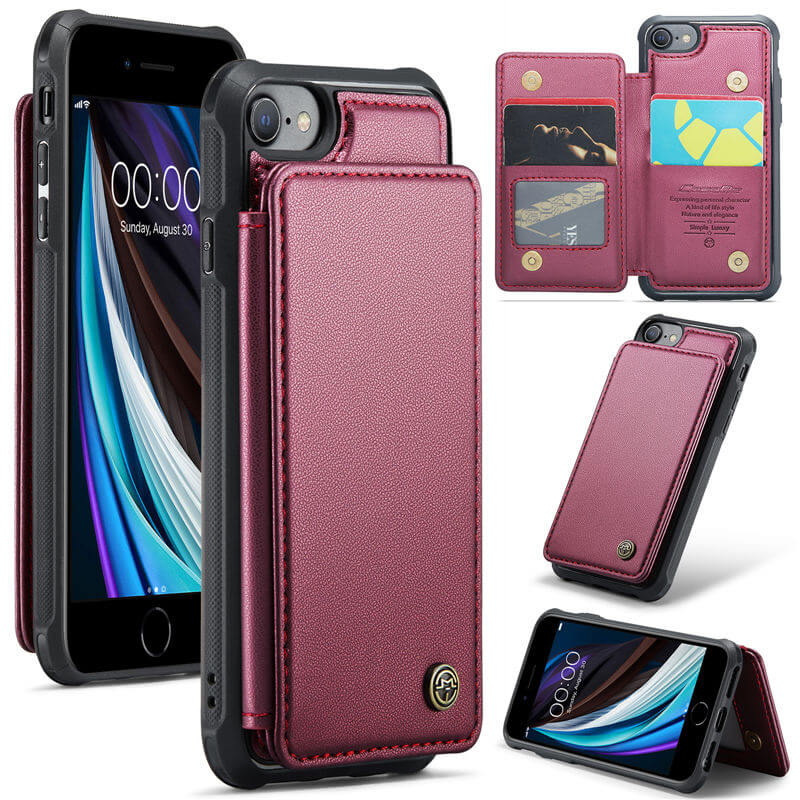 CaseMe iPhone 7/8/SE 2020/SE 2022 RFID Blocking Card Holder Case