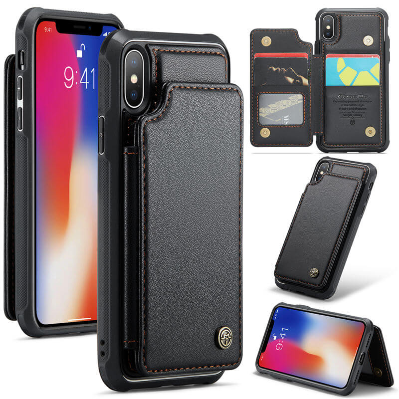 CaseMe iPhone X/XS RFID Blocking Card Holder Case