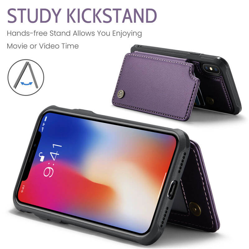 CaseMe iPhone X/XS RFID Blocking Card Holder Case - Image 5