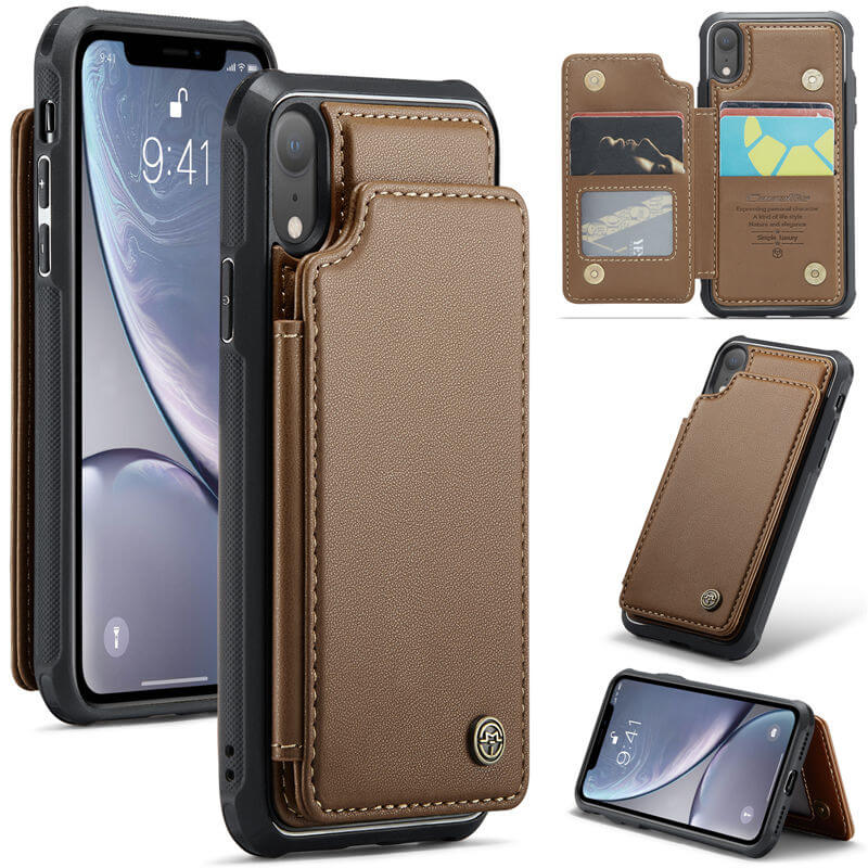 CaseMe iPhone XR RFID Blocking Card Holder Case
