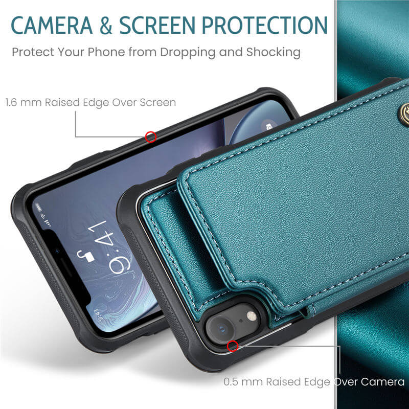 CaseMe iPhone XR RFID Blocking Card Holder Case - Image 8