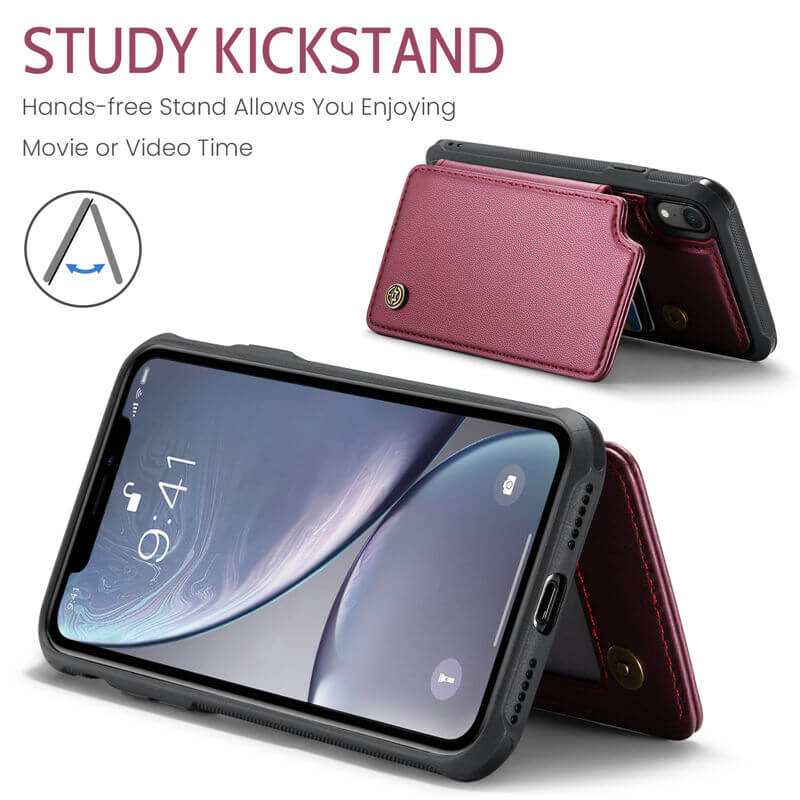 CaseMe iPhone XR RFID Blocking Card Holder Case - Image 5