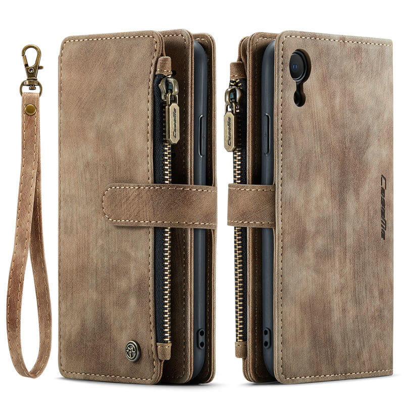 CaseMe iPhone XR Wallet kickstand Case with Wrist Strap - Image 10