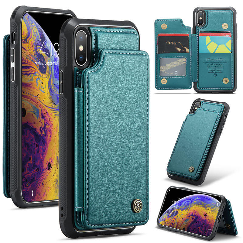 CaseMe iPhone XS Max RFID Blocking Card Holder Case