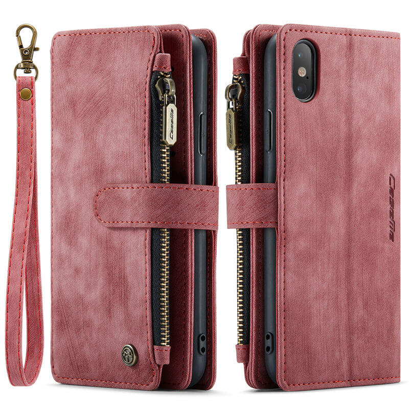 CaseMe iPhone XS Max Wallet kickstand Case with Wrist Strap - Image 10