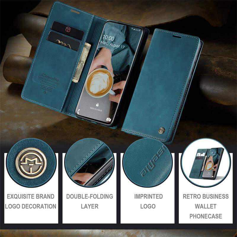 CaseMe Samsung Galaxy S20 Wallet Suede Leather Case - Image 10