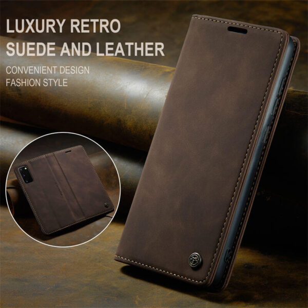 Alternative view of CaseMe Samsung Galaxy S20 Wallet Suede Leather Case