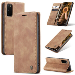 CaseMe Samsung Galaxy S20 Wallet Suede Leather Case